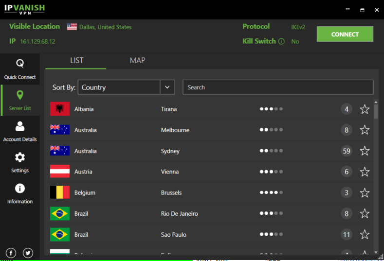 ipvanish vpn software