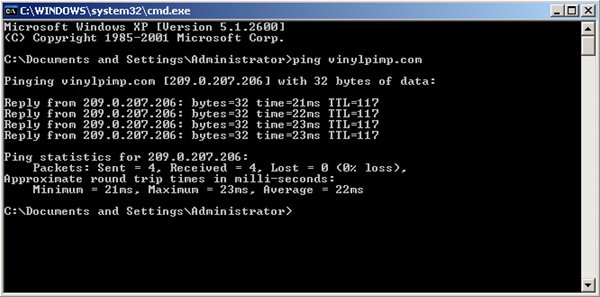 Ping Time Image