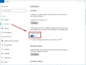 Turn off Your Location and Microphone Image