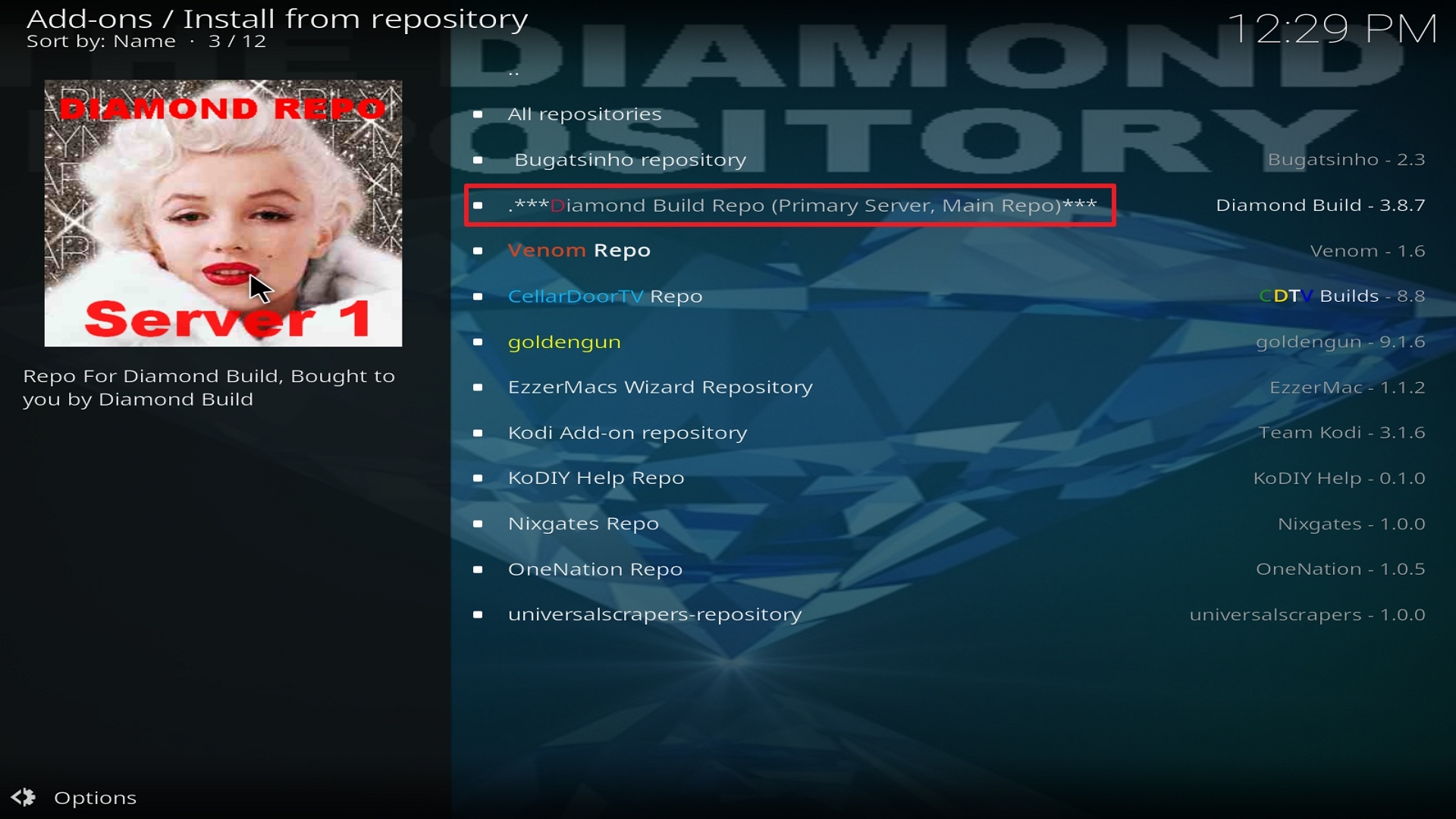 Step 20 Installing 7 of 9 on Kodi