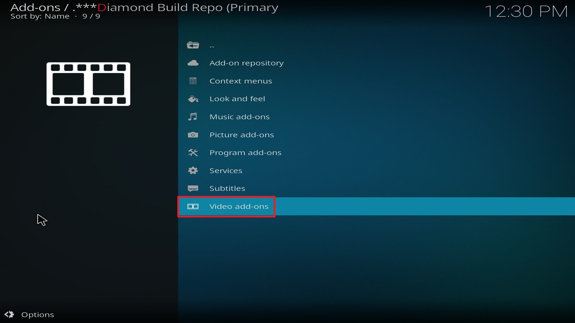 Step 21 Installing 7 of 9 on Kodi