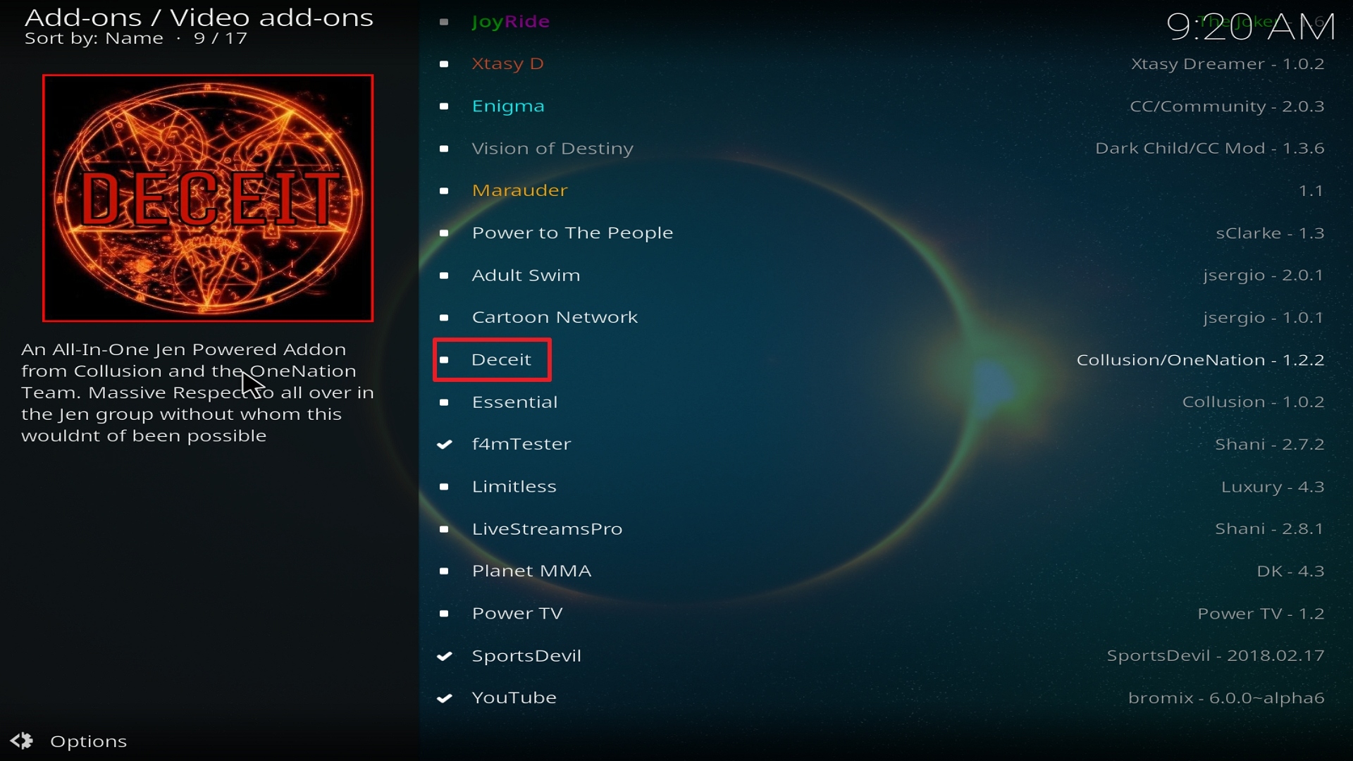 Step 22 Installing Deceit on Kodi