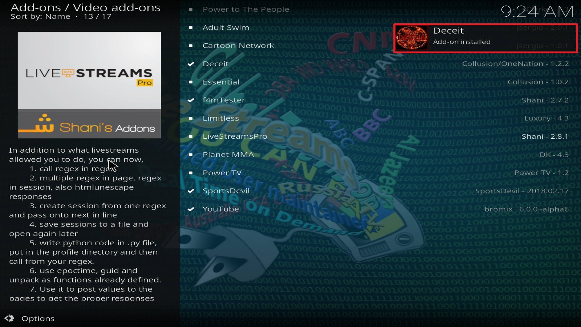Step 25 Installing Deceit on Kodi