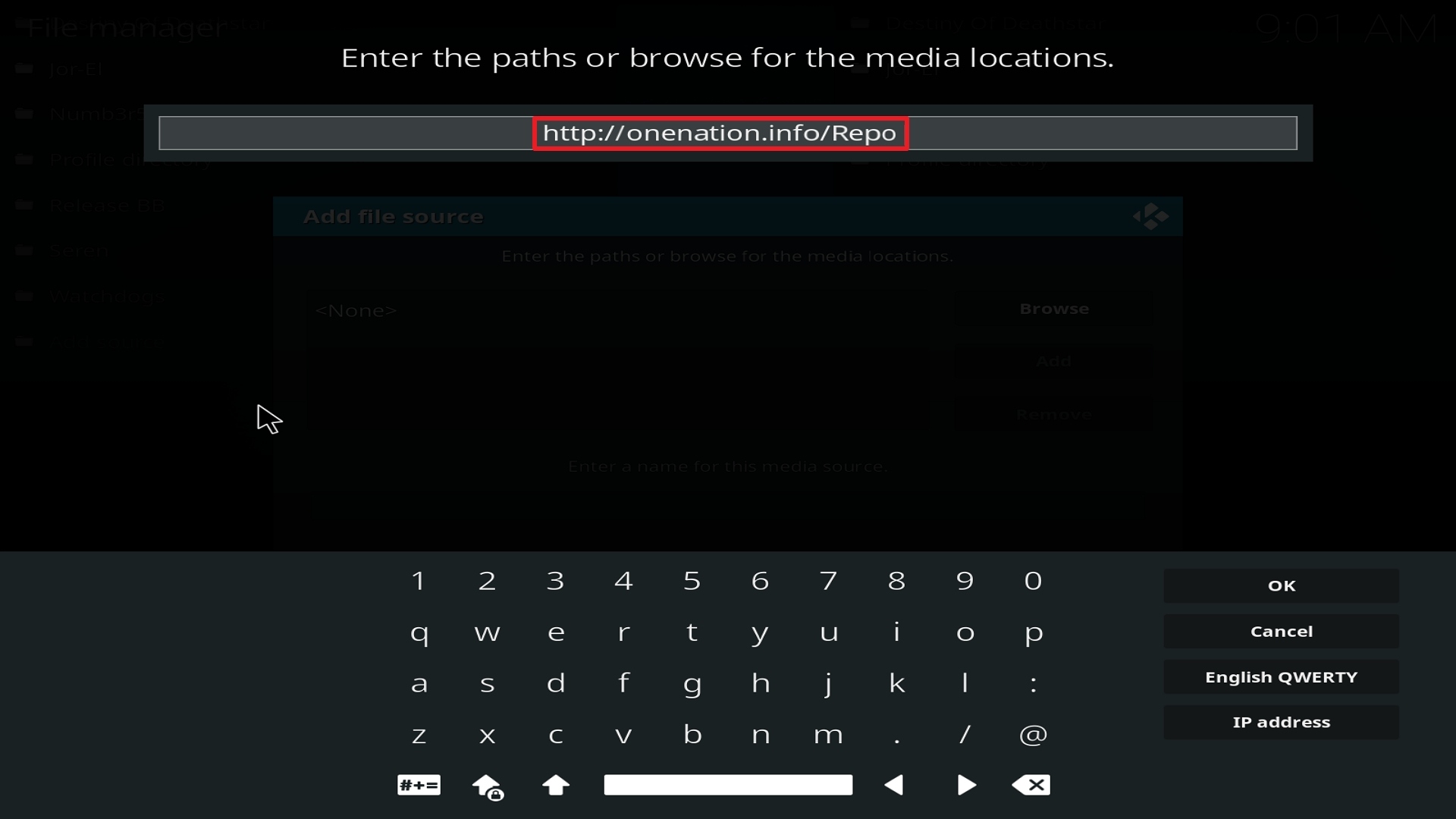 Step 9 Installing Deceit on Kodi