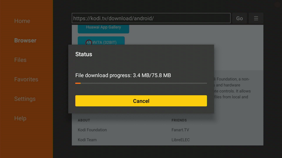  Install Kodi 3