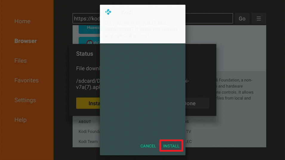  Install Kodi 4