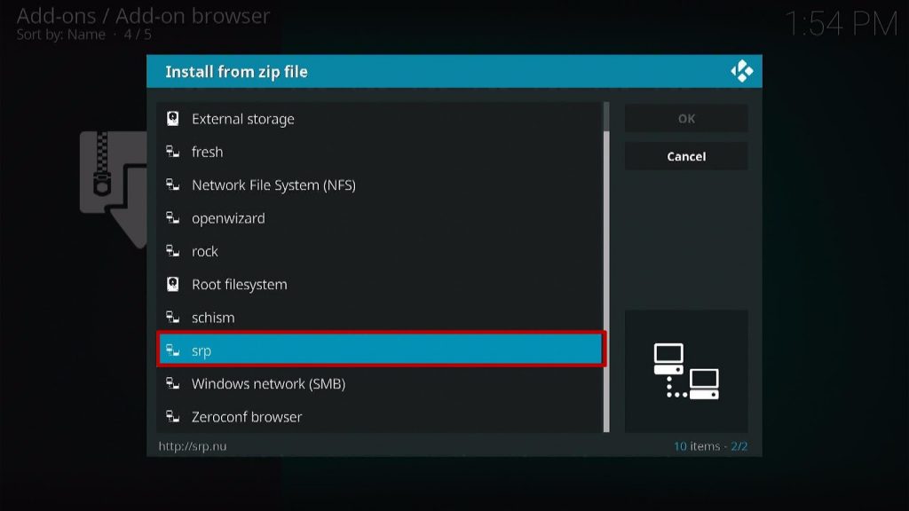 Step 12 Clear Cache On Kodi