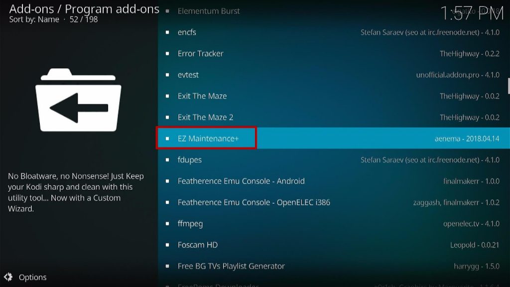 Step 20 Clear Cache On Kodi