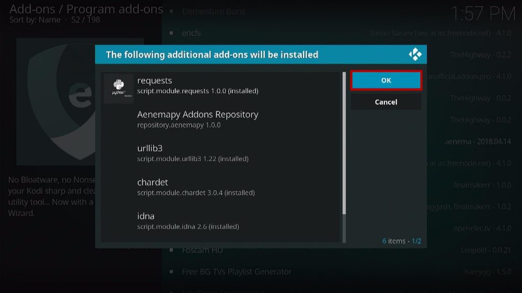 Step 22 Clear Cache On Kodi