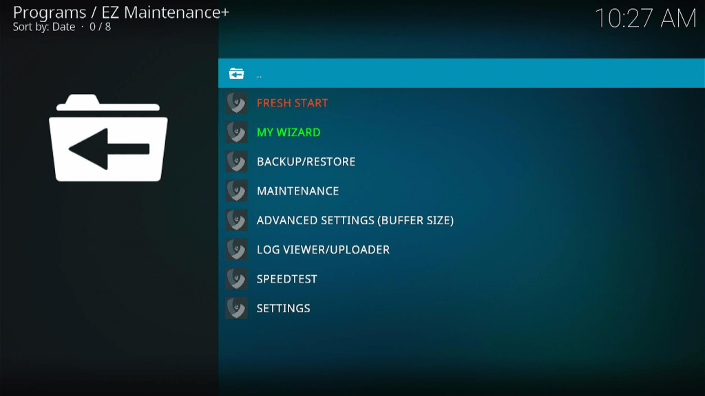 Step 25 Clear Cache On Kodi