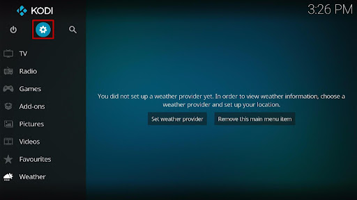 Step 1 Clear Database On Kodi