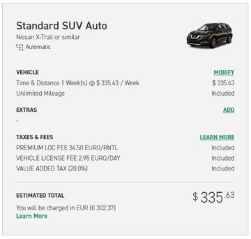 enterprise car rental price us