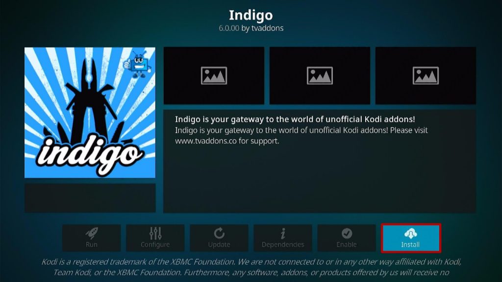Step 20 Install Indigo Wizard