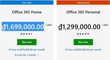 microsoft office price vietnam