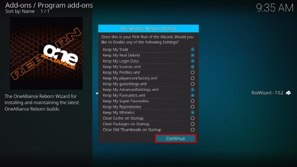 Step 22 How to Install Red Wizard Matrix Kodi Build