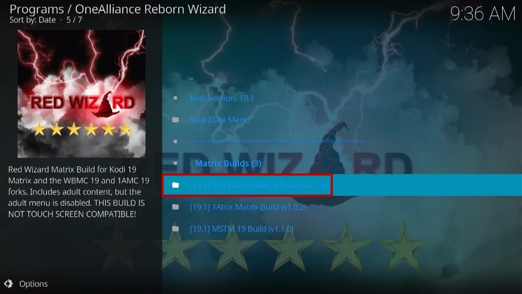 Step 27 How to Install Red Wizard Matrix Kodi Build