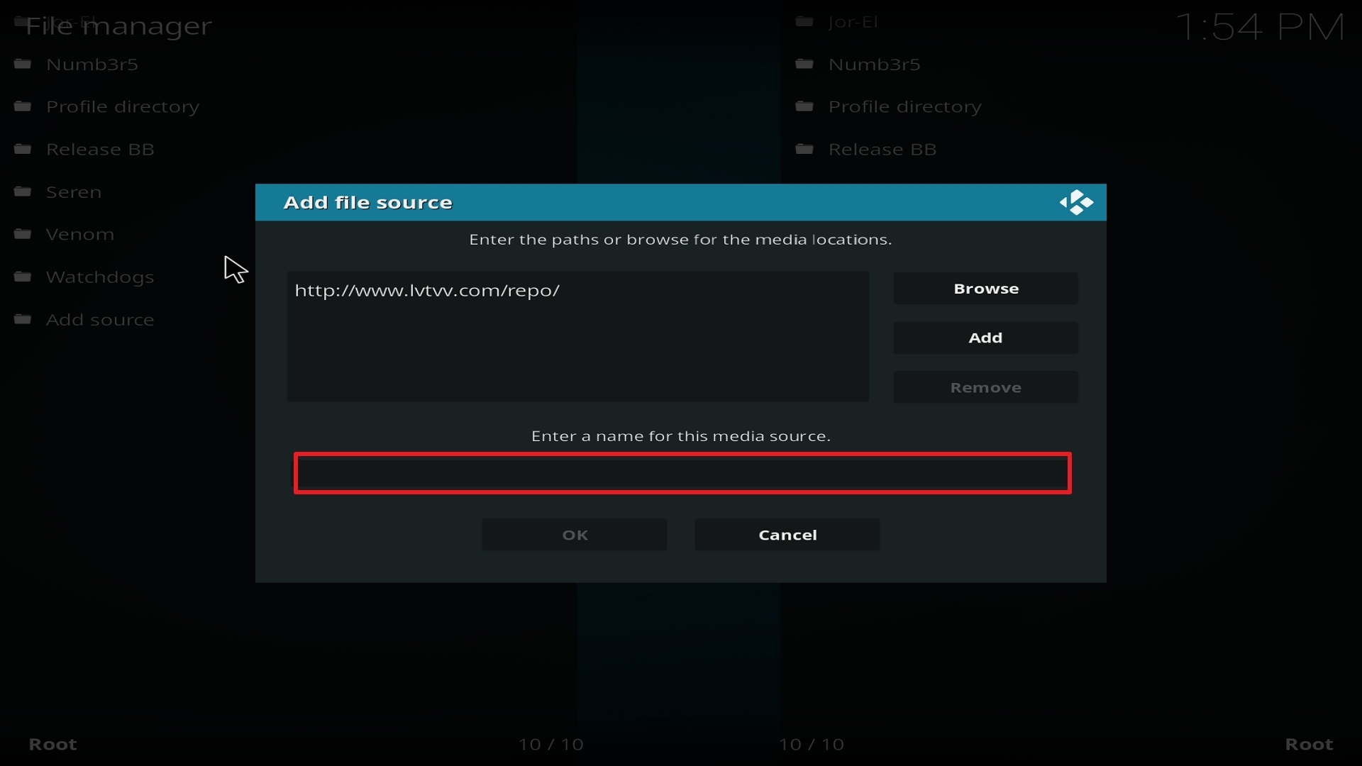Step 11 Installing Yoda on Kodi