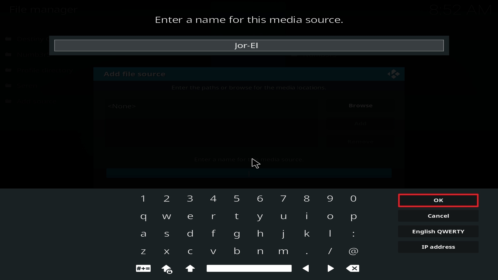 Step 13 Installing Jor-El on Kodi