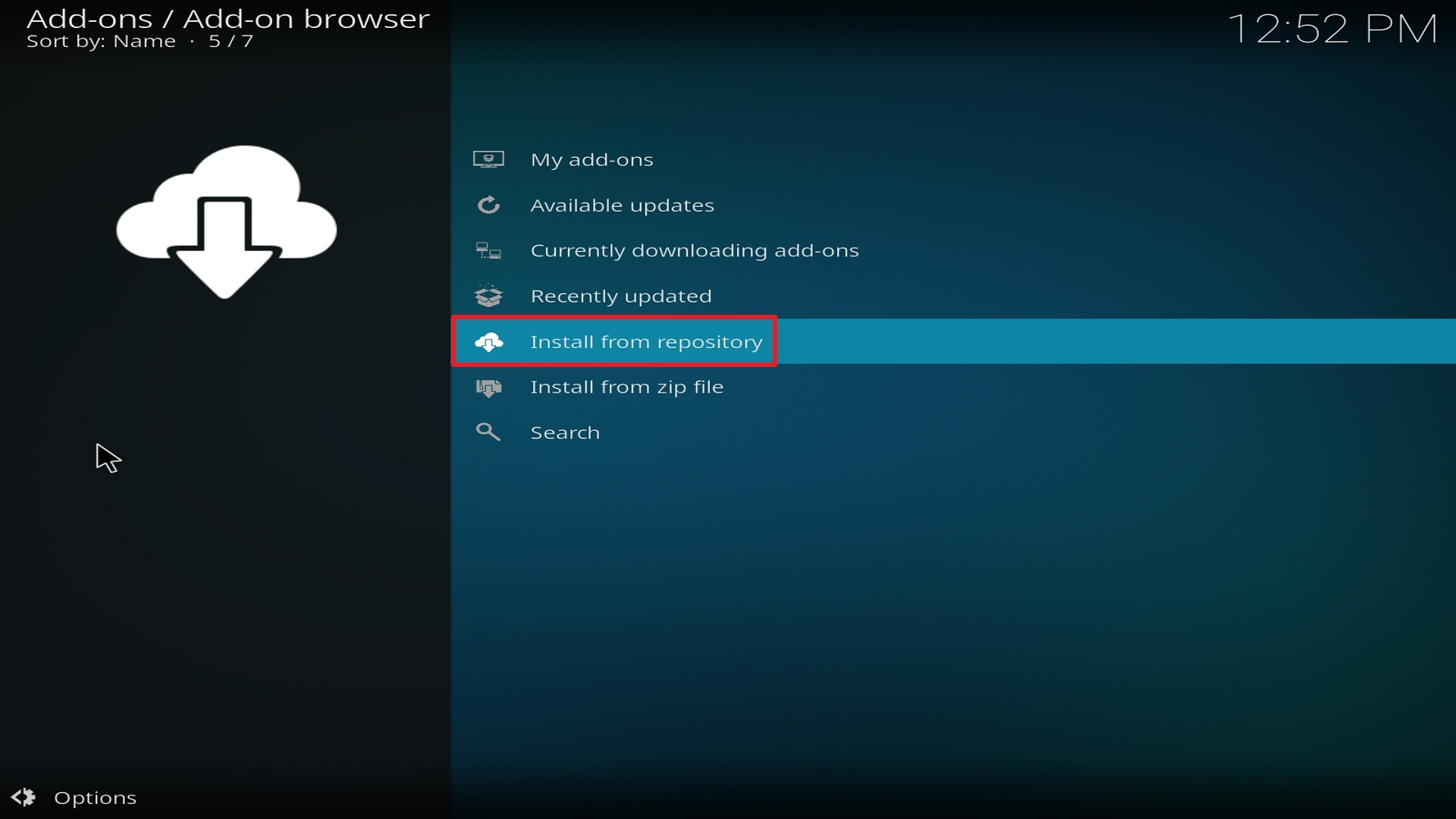 Step 19 Installing Numb3r5 on Kodi