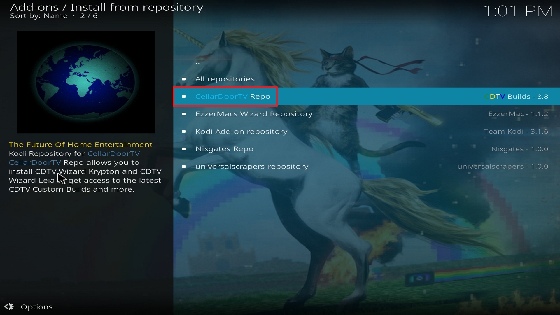 Step 20 Installing Numb3r5 on Kodi