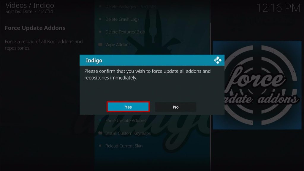 Step 28 Update Your Add Ons