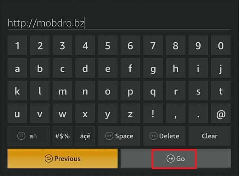 step 12 to install mobdro on a firestick
