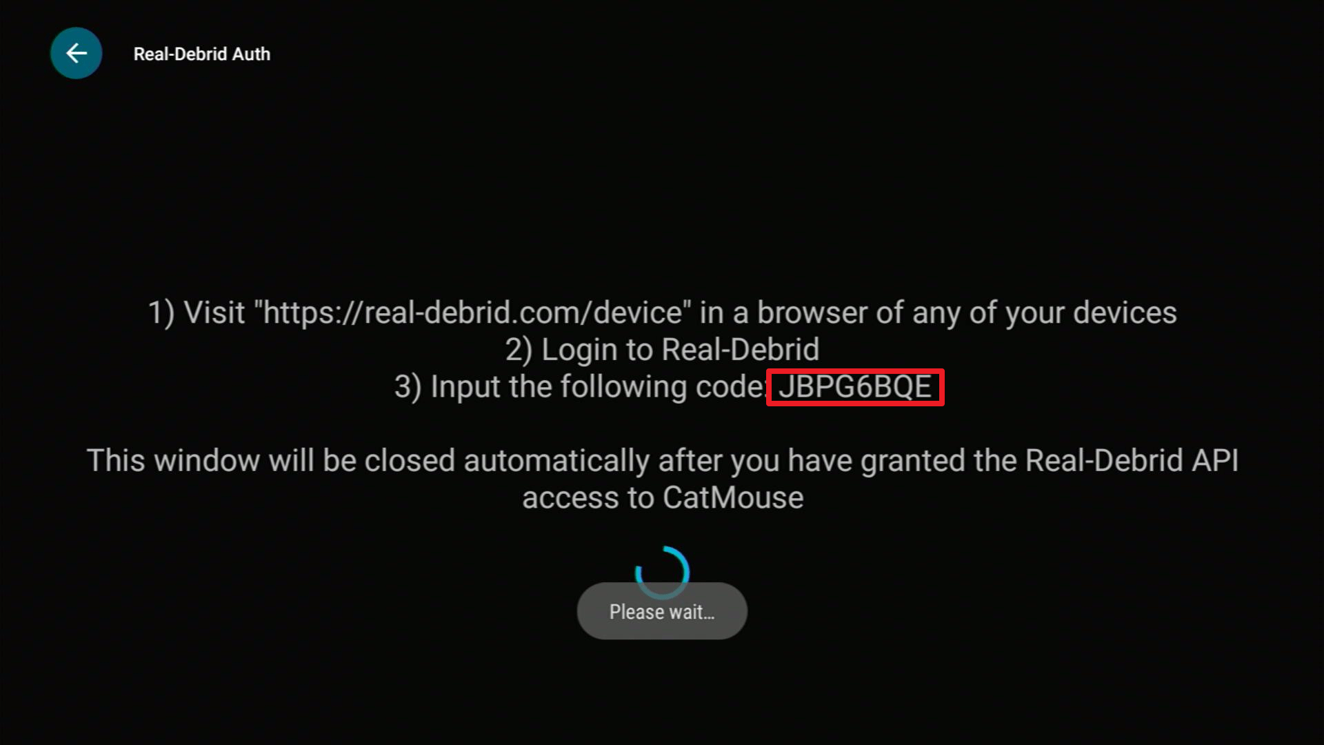 Integrate Real Debrid on CatMouse 5