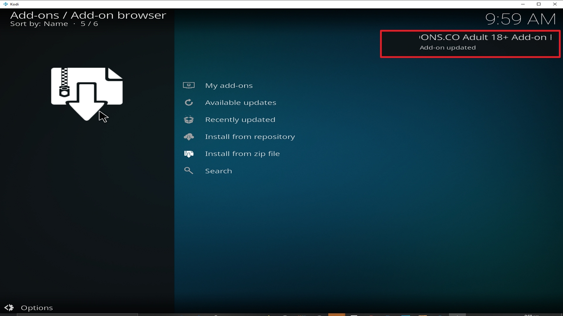 Step 21 Installing fusion addon on Kodi