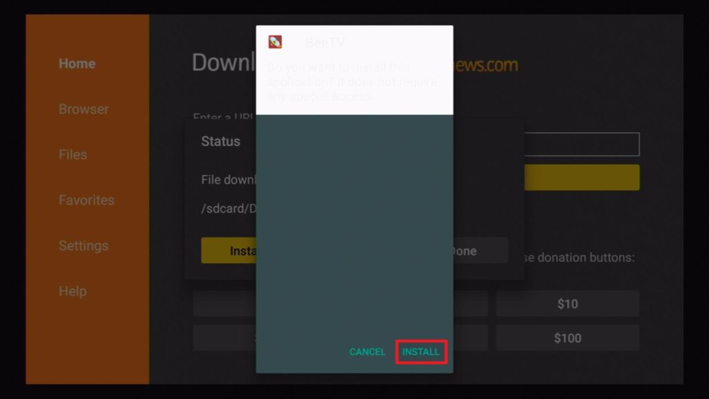 Install Bee TV on Firestick 15