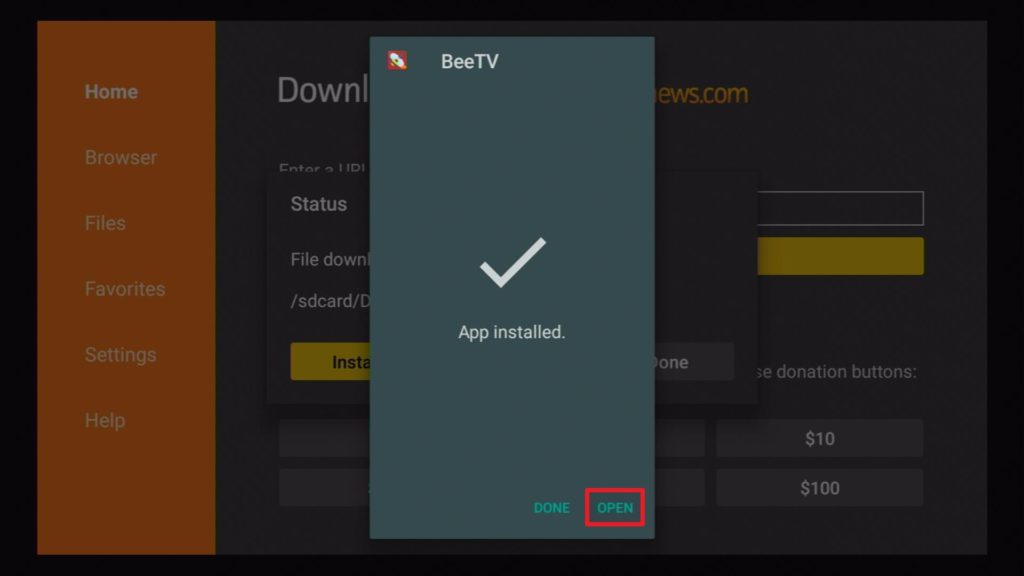 Install Bee TV on Firestick 16