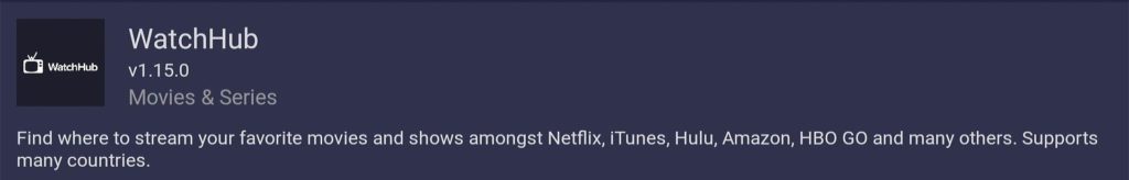 WatchHub