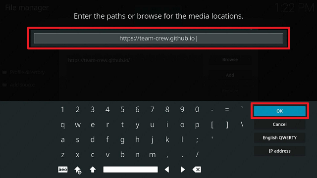Install The Crew Addon on Kodi