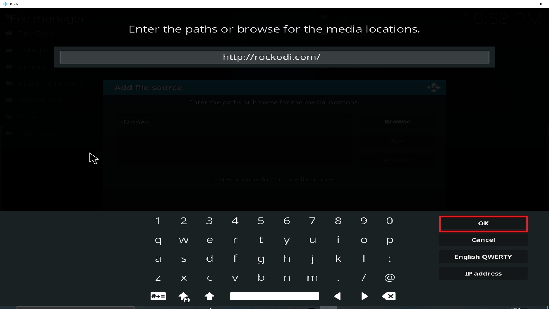 Step 10 Installing Fight Tube addon on Kodi