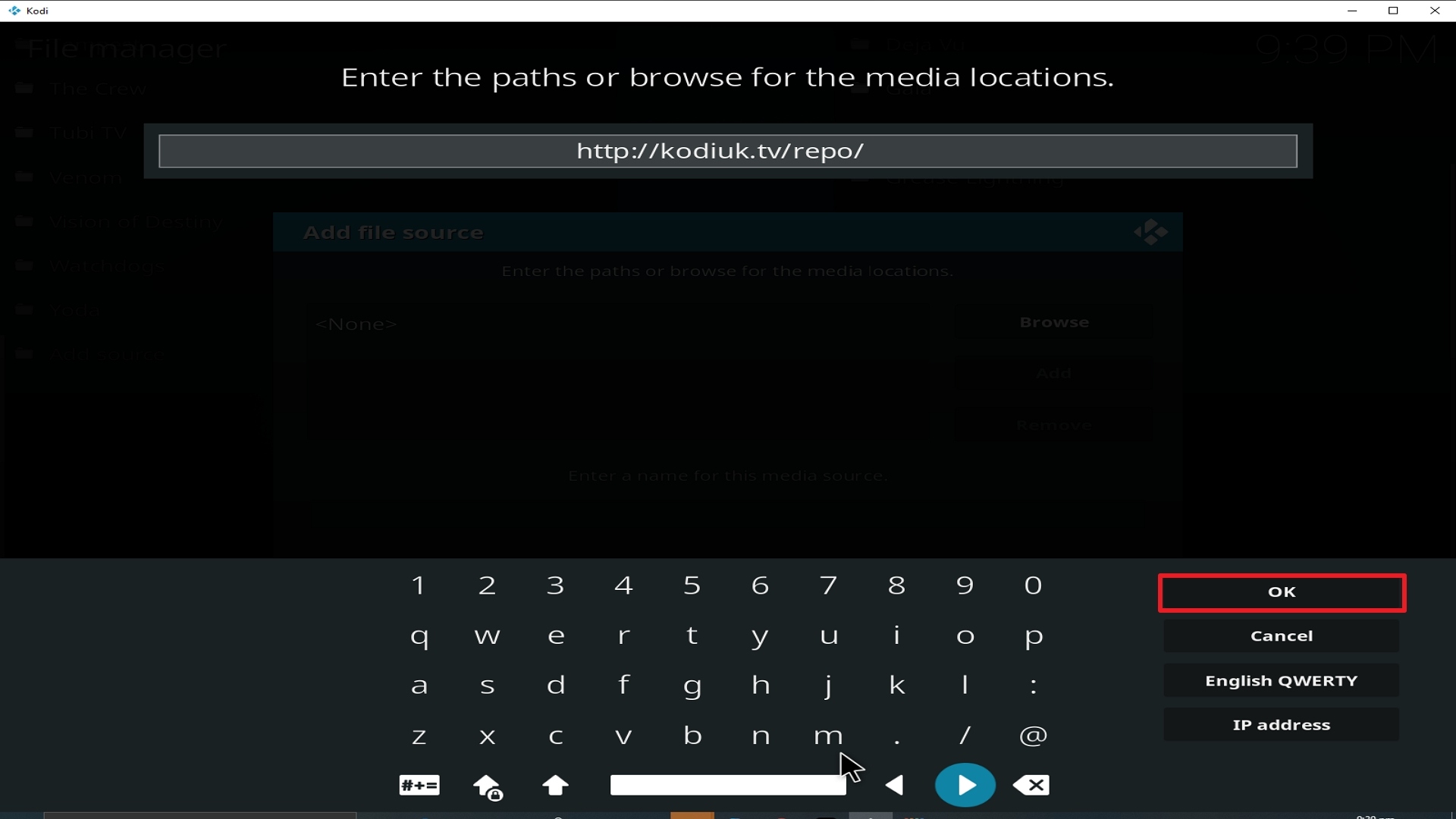 Step 10 Installing Genesis addon on Kodi
