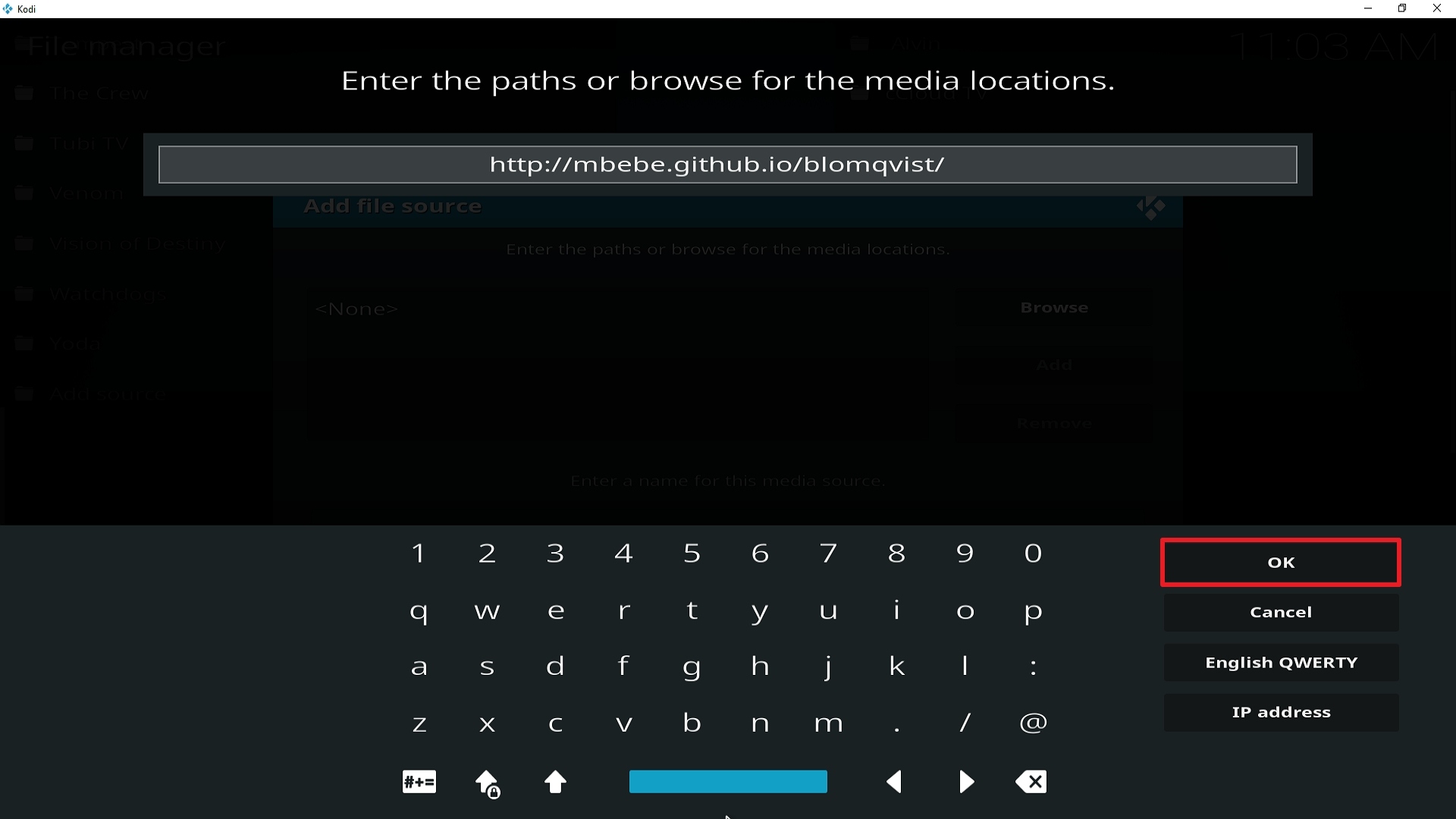 Step 10 Installing Sportowa TV addon on Kodi