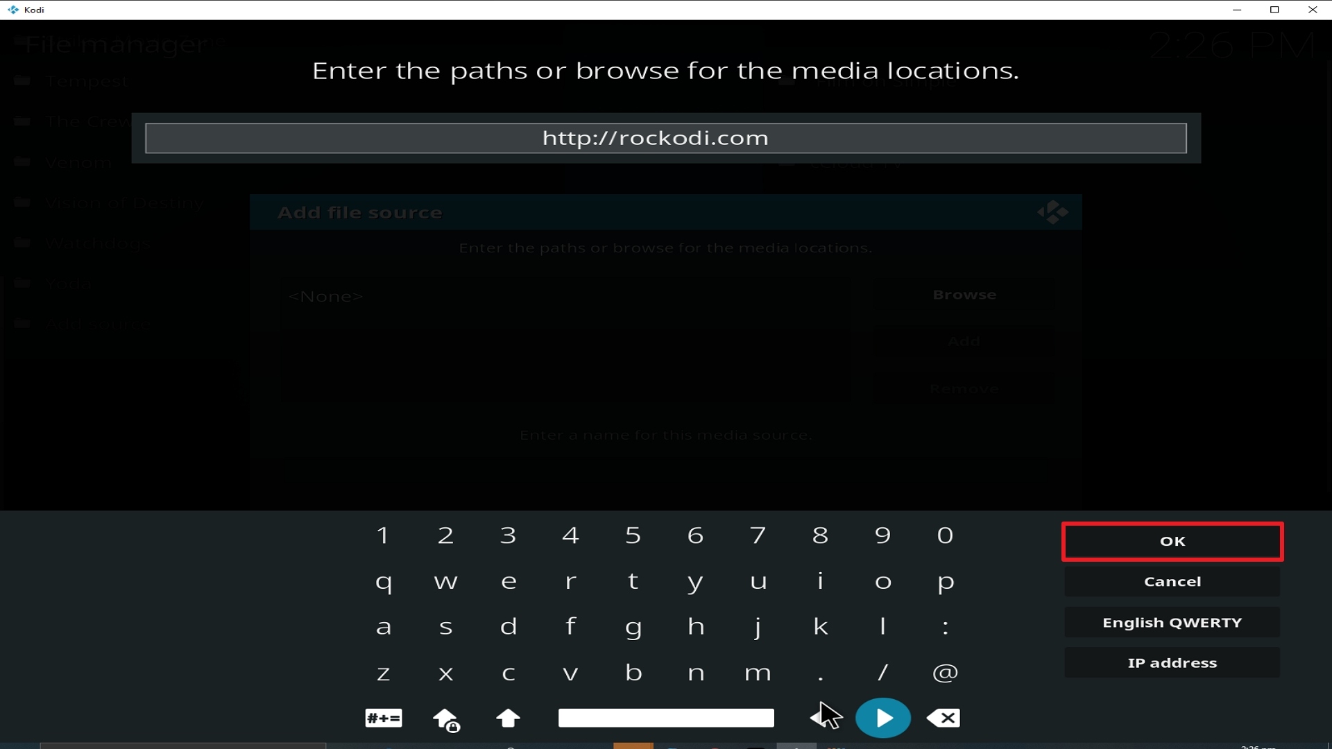 Step 10 Installing Strikes Movie Zone addon on Kodi