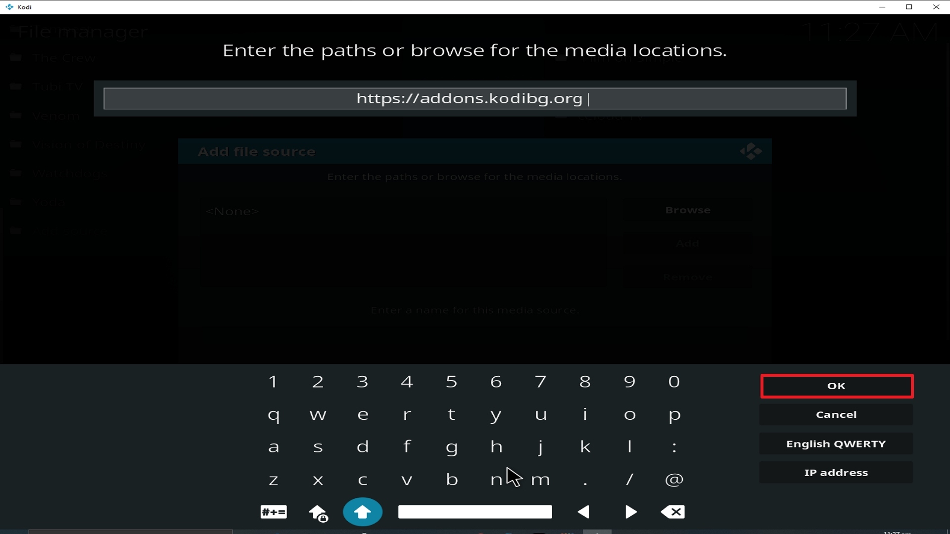 Step 10 Installing Tubi TV addon on Kodi