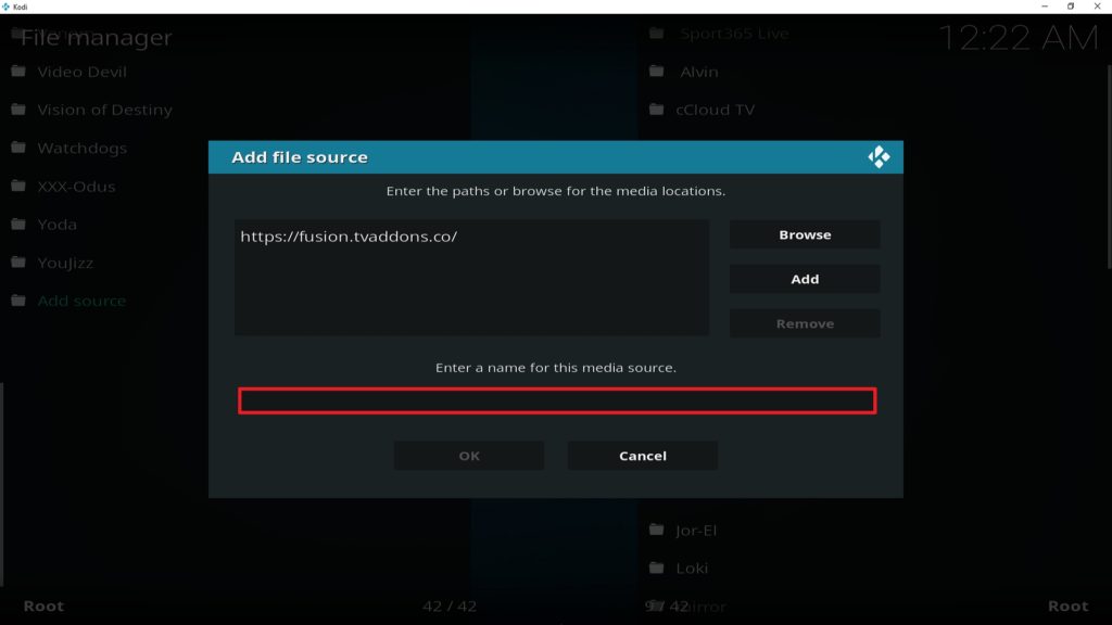 Step 11 Installing Empflix Kodi addon on Kodi