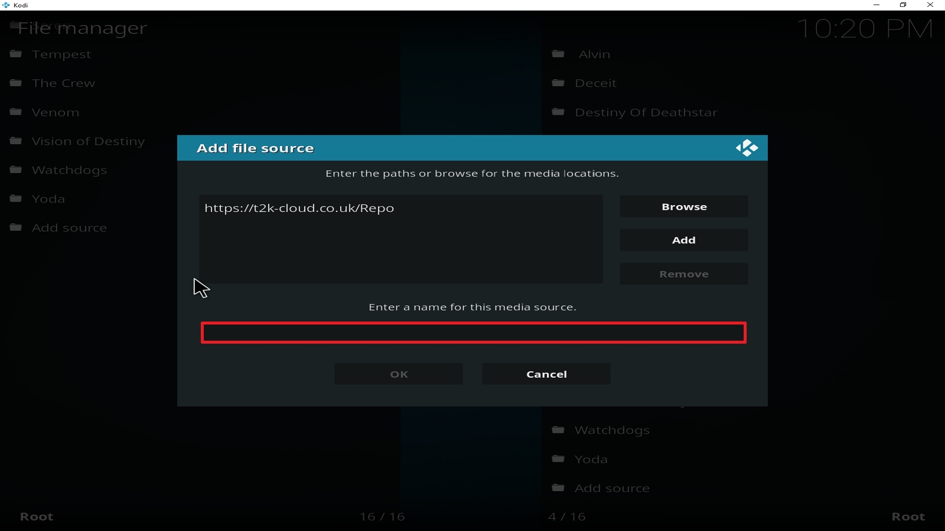 Step 11 Installing IT addon on Kodi