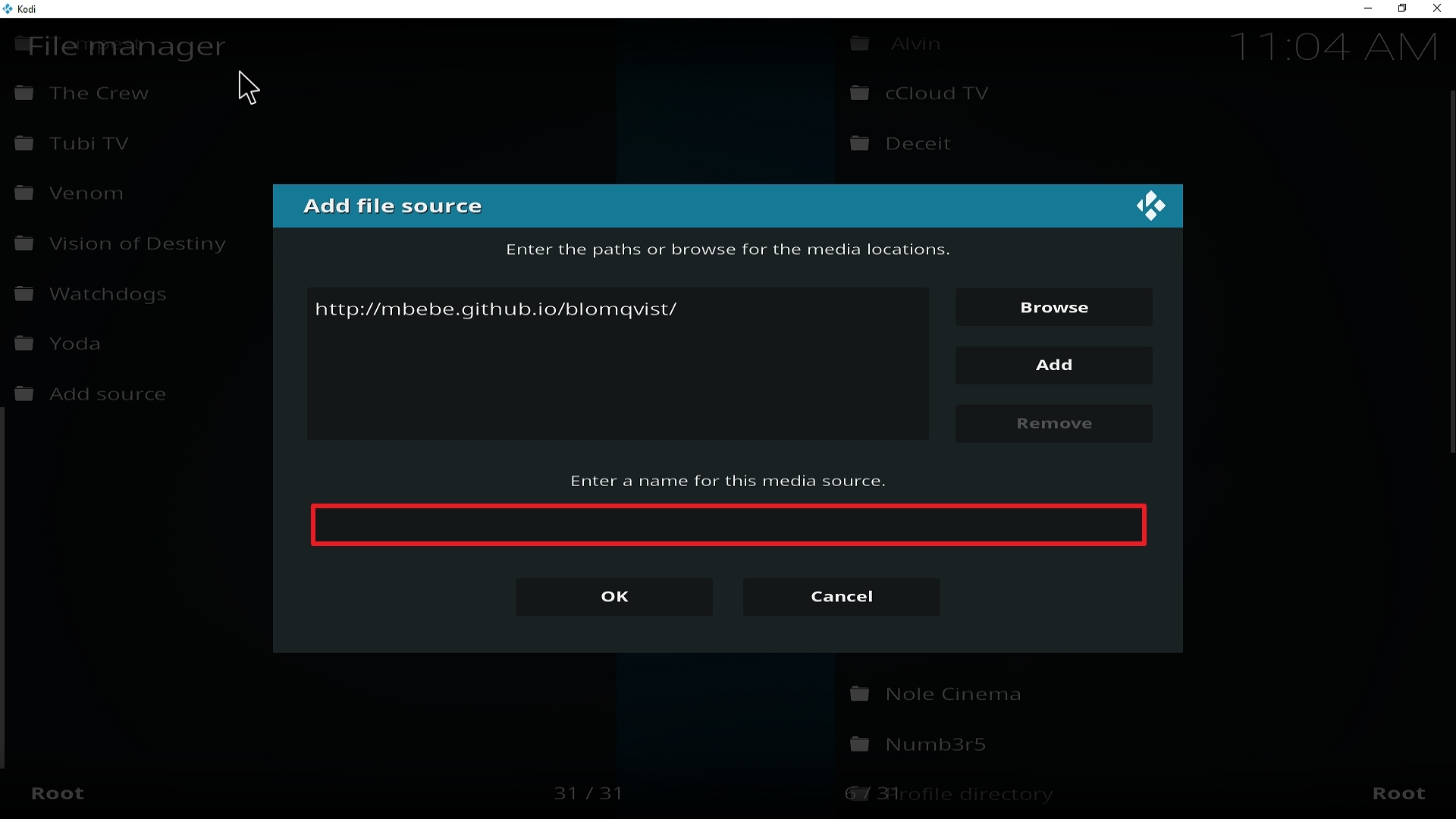 Step 11 Installing Sportowa TV addon on Kodi