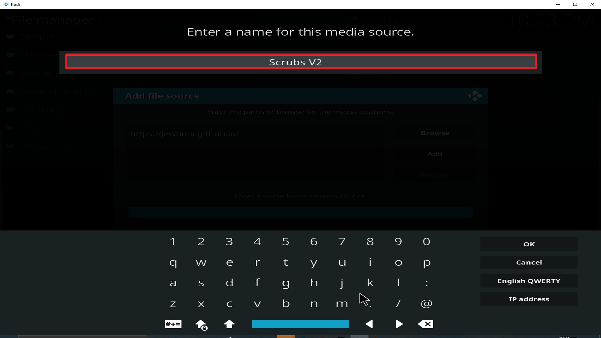 Step 12 Installing Scrubs V2 addon on Kodi