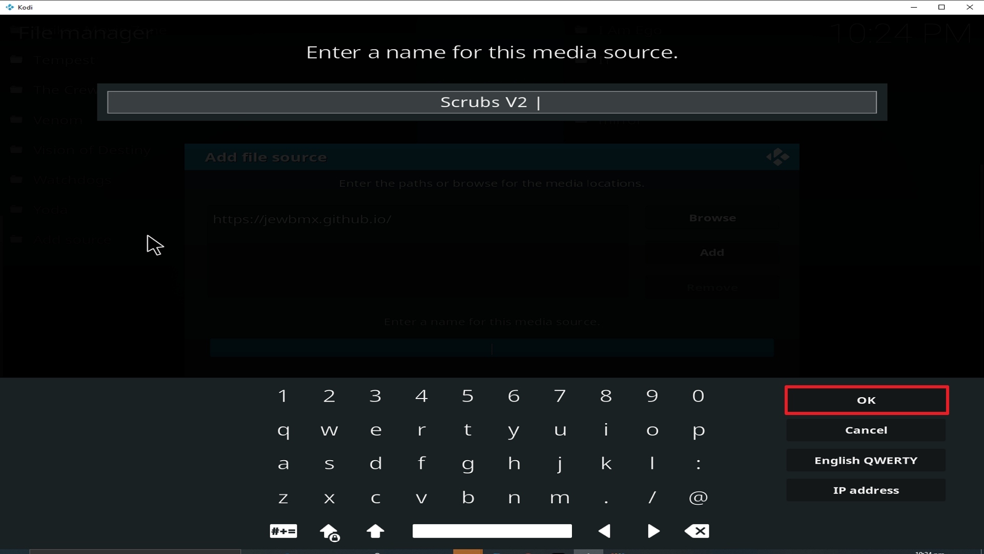Step 13 Installing Scrubs V2 addon on Kodi