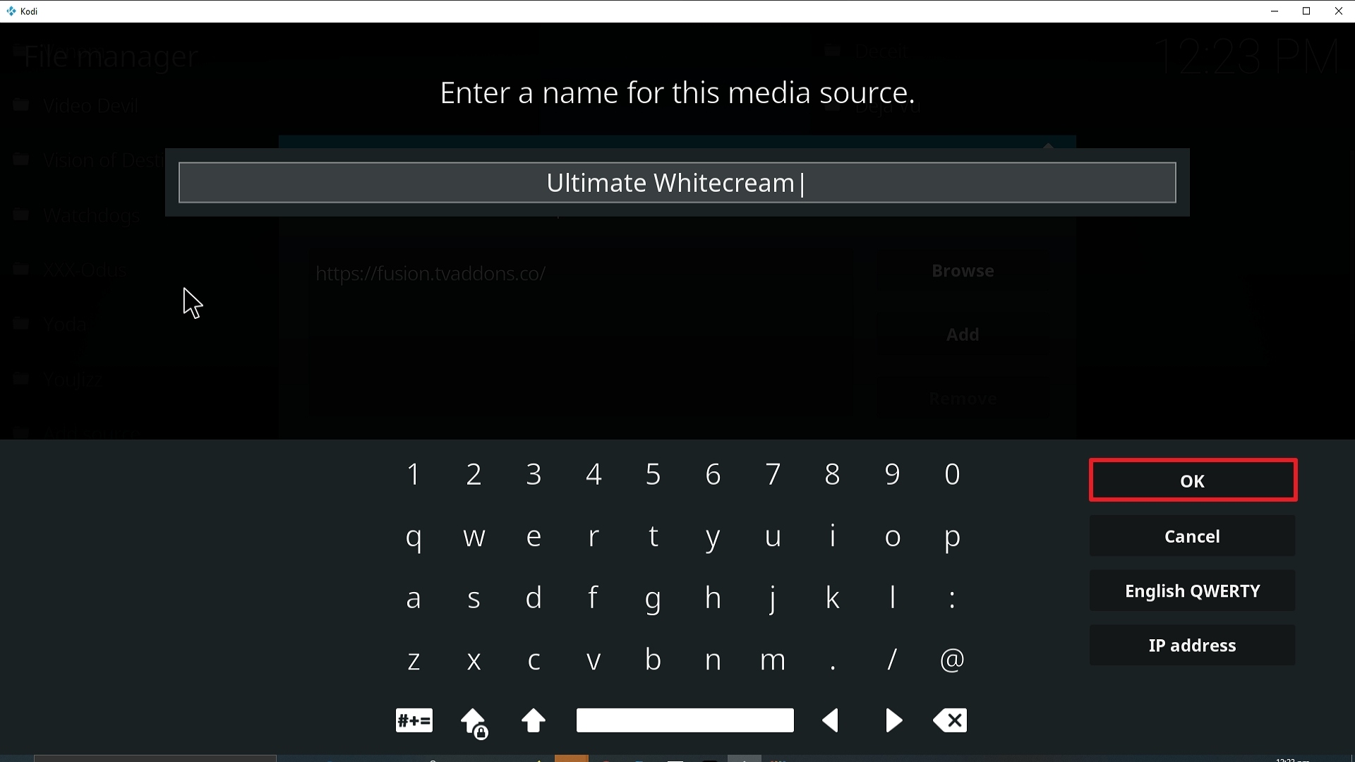 Step 13 Installing Ultimate Whitecream Kodi addon on Kodi