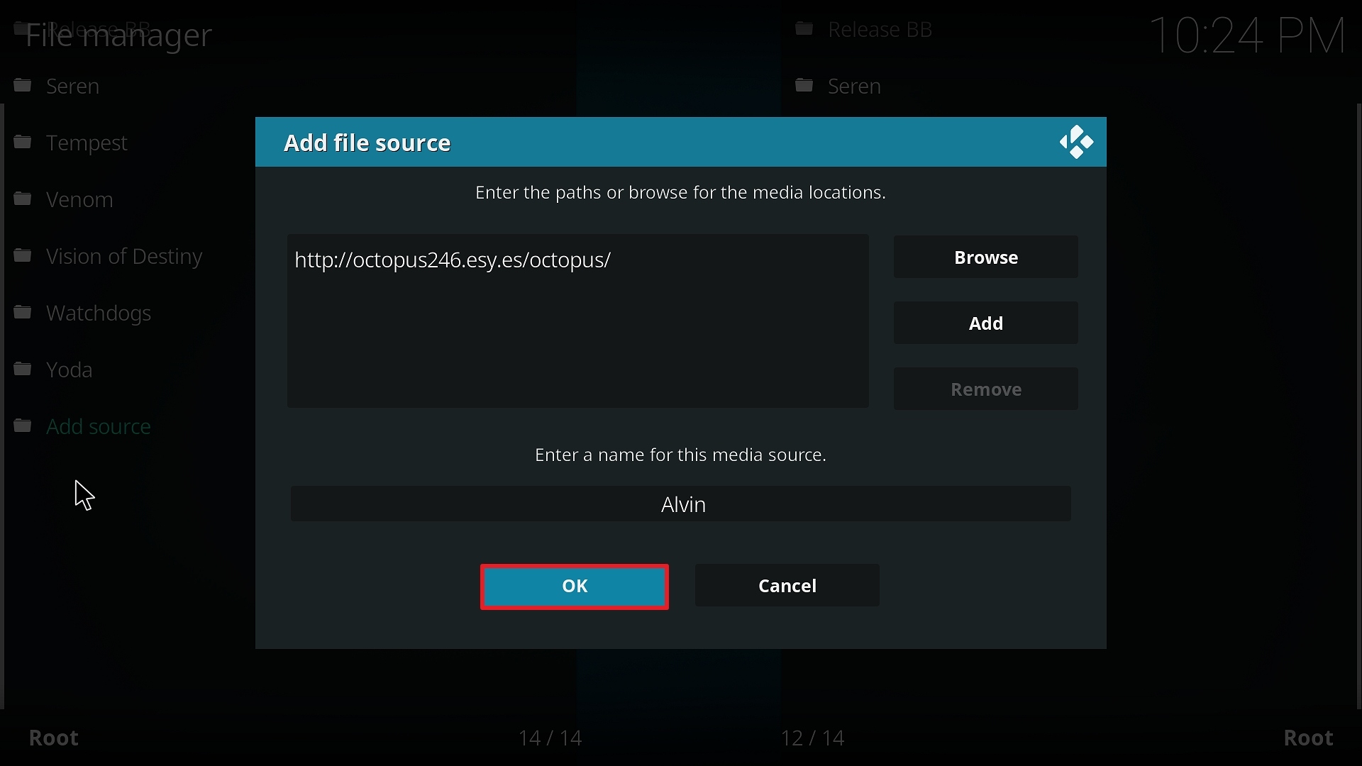 Step 14 Installing Alvin addon on Kodi