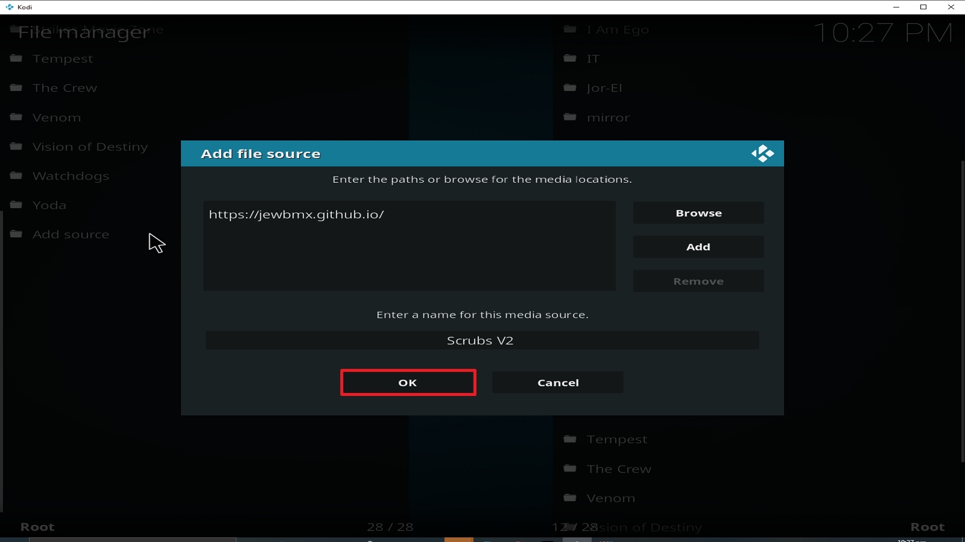 Step 14 Installing Scrubs V2 addon on Kodi