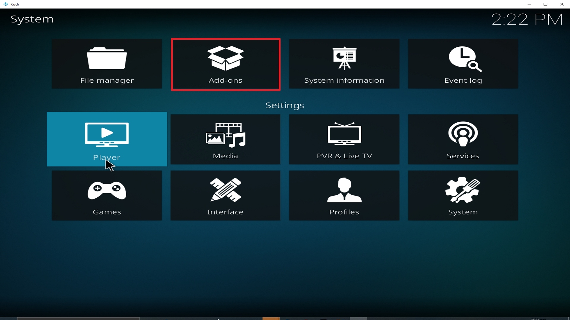 Step 15 Installing Grease Lightning addon on Kodi