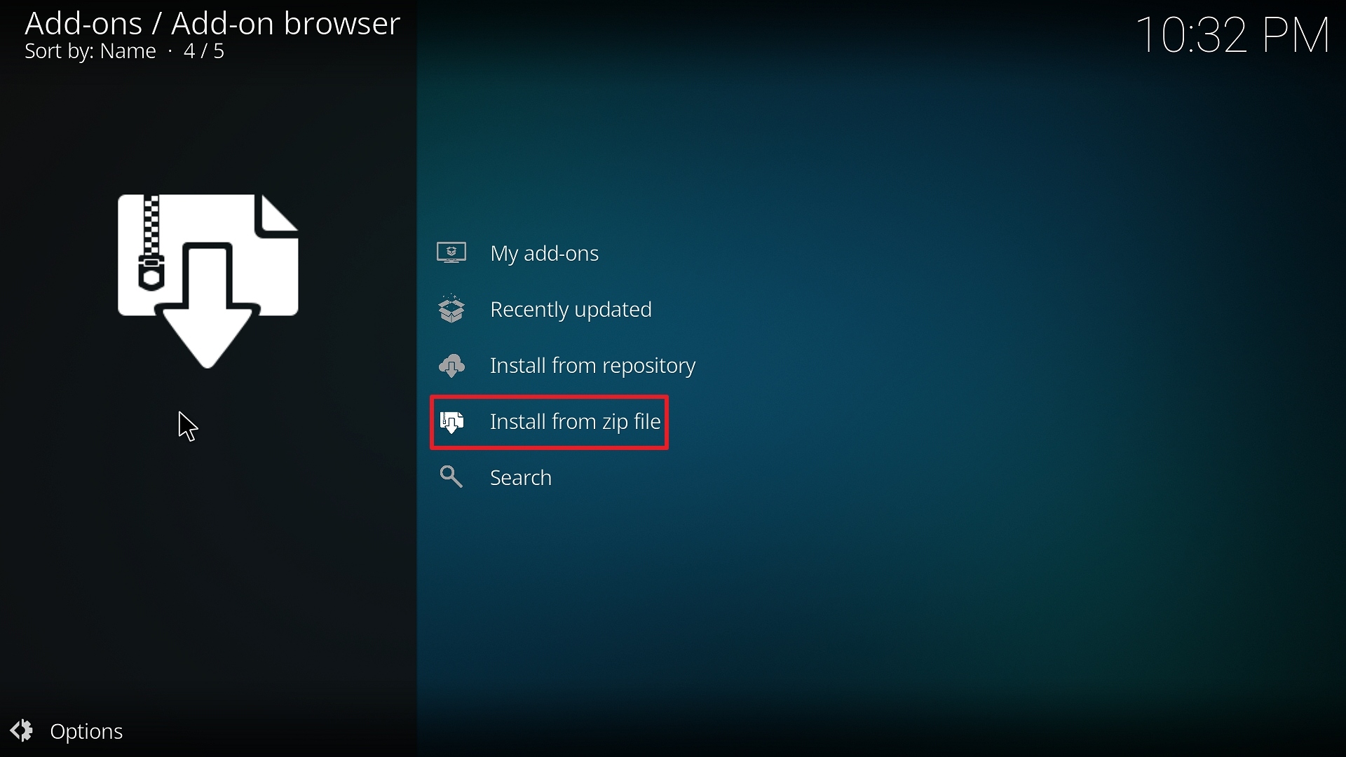 Step 16 Installing Alvin addon on Kodi