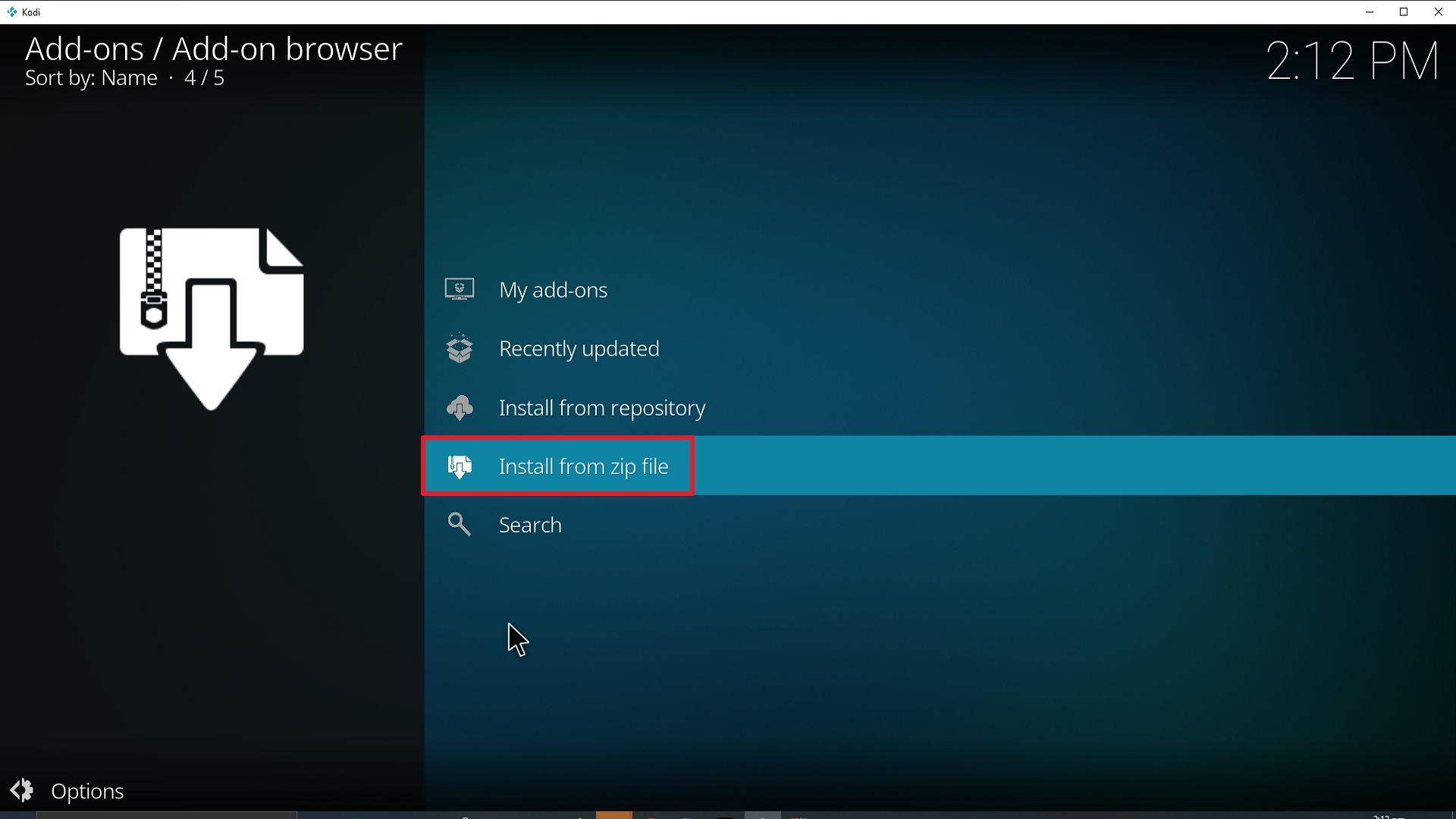 Step 16 Installing Clowns RepLica addon on Kodi