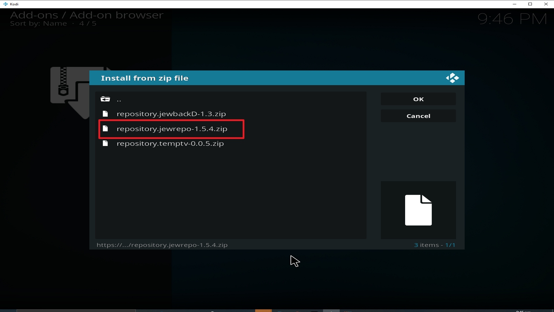 Step 18 Installing Scrubs V2 addon on Kodi