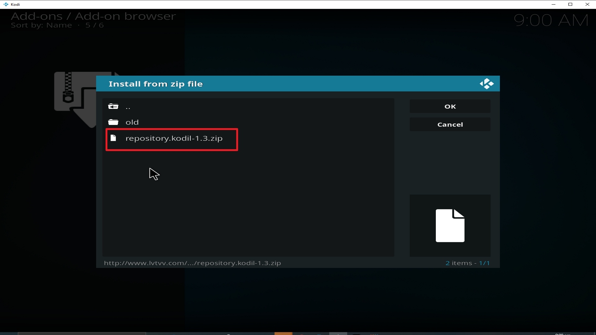 Step 18 Installing cCloud TV addon on Kodi